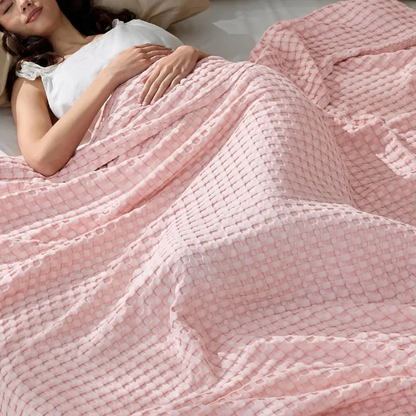 Cooling Bamboo Waffle Blanket - Buy 1 Get 1 Free