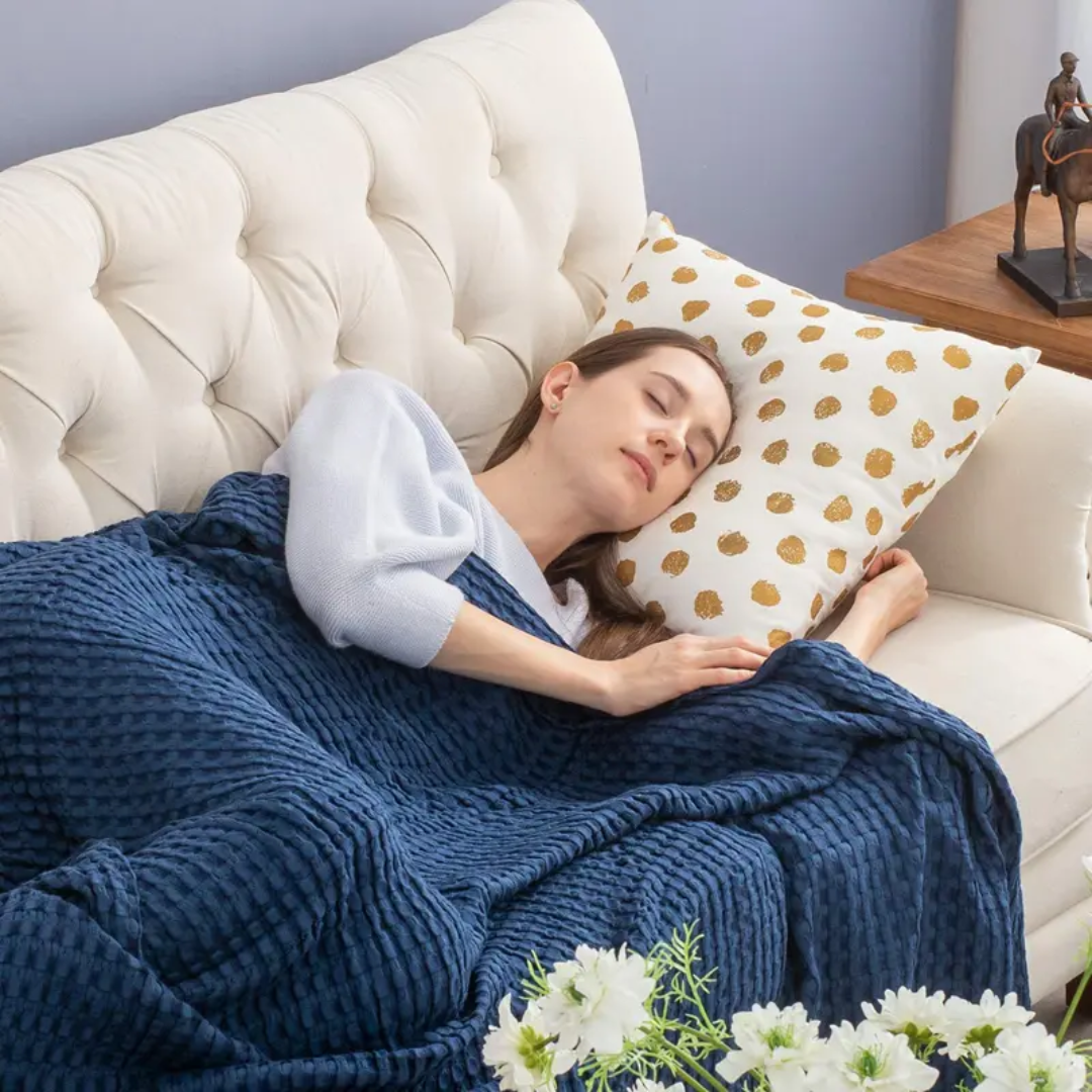 Cooling Bamboo Waffle Blanket - Buy 1 Get 1 Free