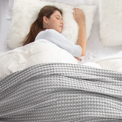 Cooling Bamboo Waffle Blanket - Buy 1 Get 1 Free