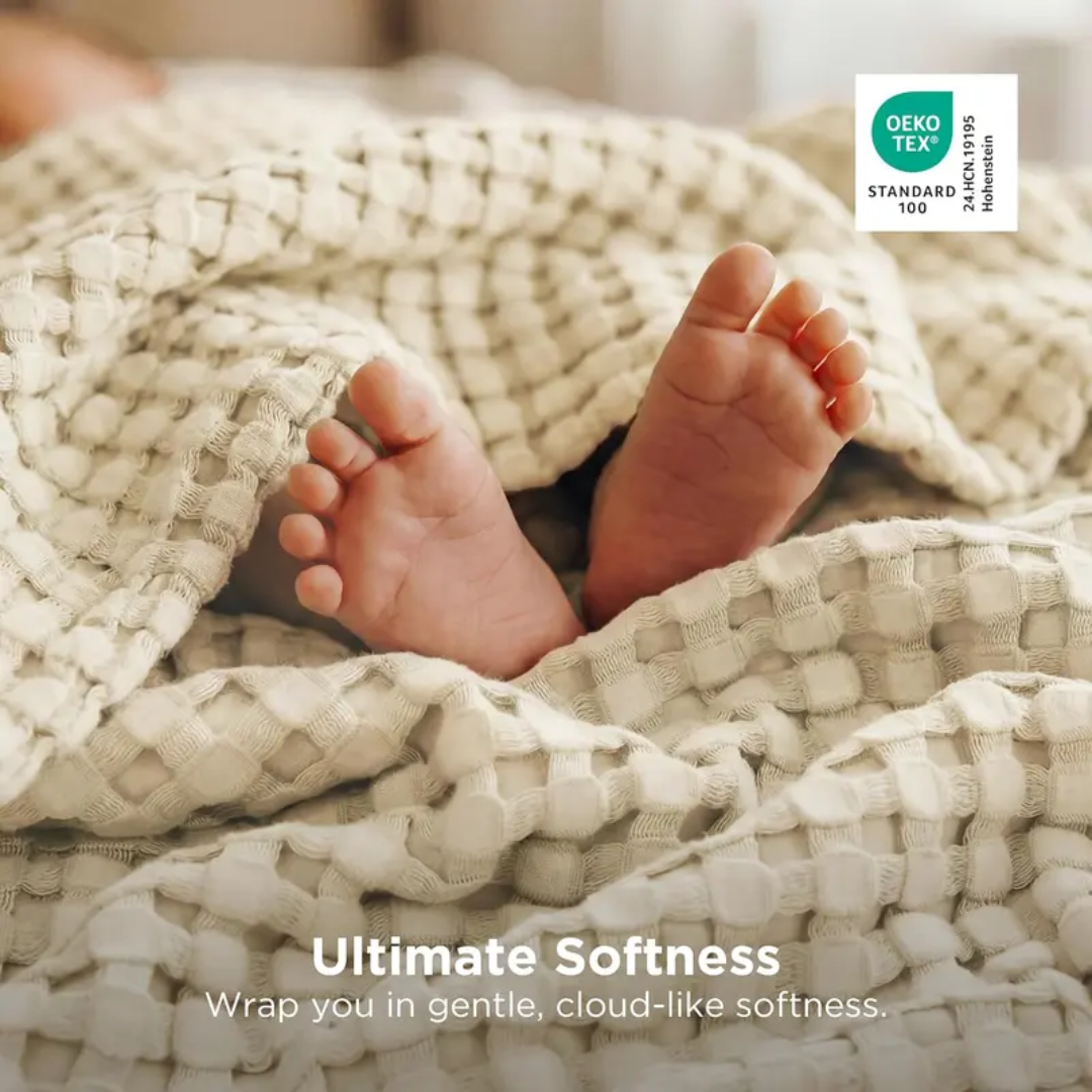 Cooling Bamboo Waffle Blanket - Buy 1 Get 1 Free