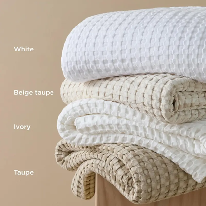 Cooling Bamboo Waffle Blanket - Buy 1 Get 1 Free