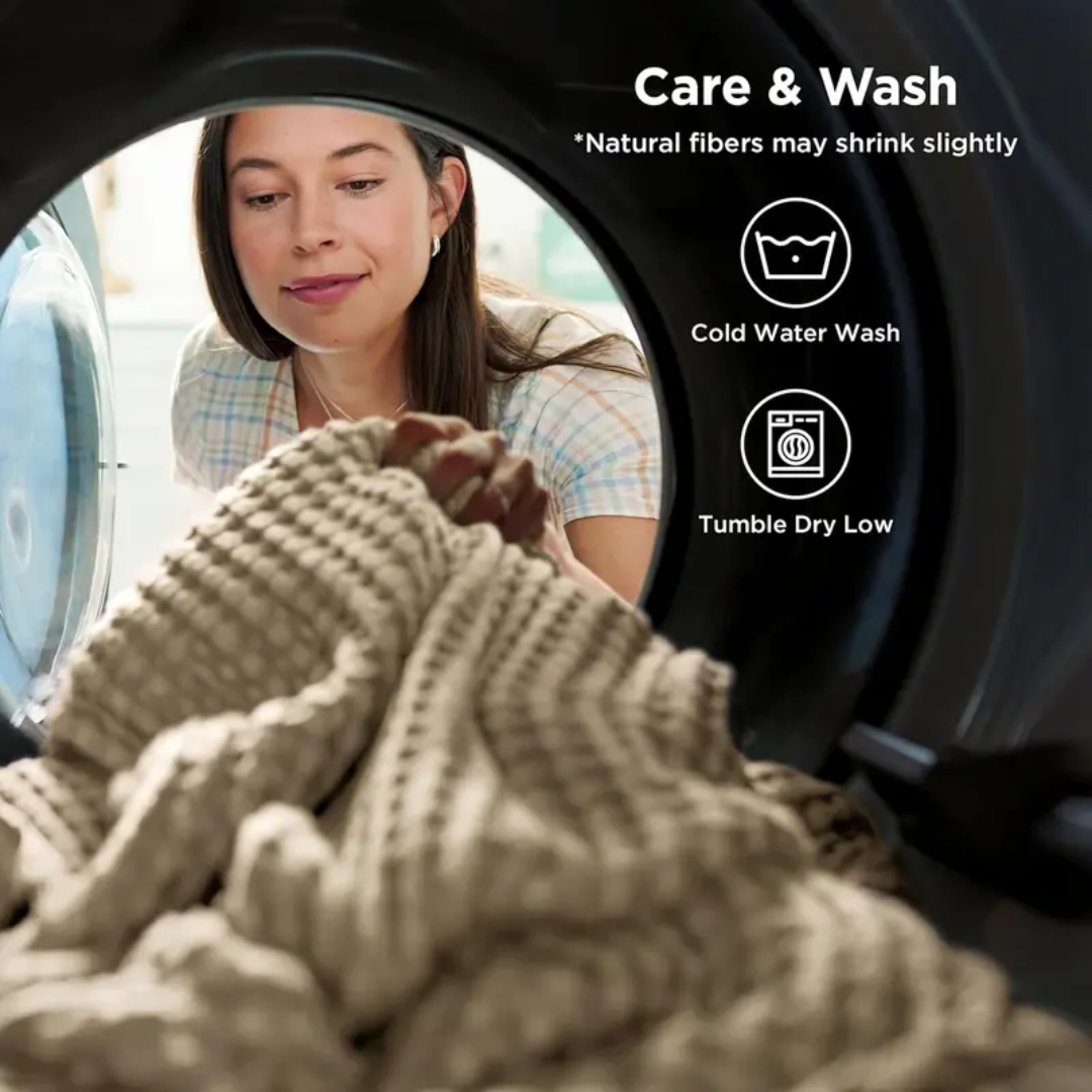 Cooling Bamboo Waffle Blanket - Buy 1 Get 1 Free